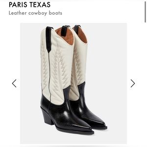 Paris Texas Rosario Leather Cowboy Boots
